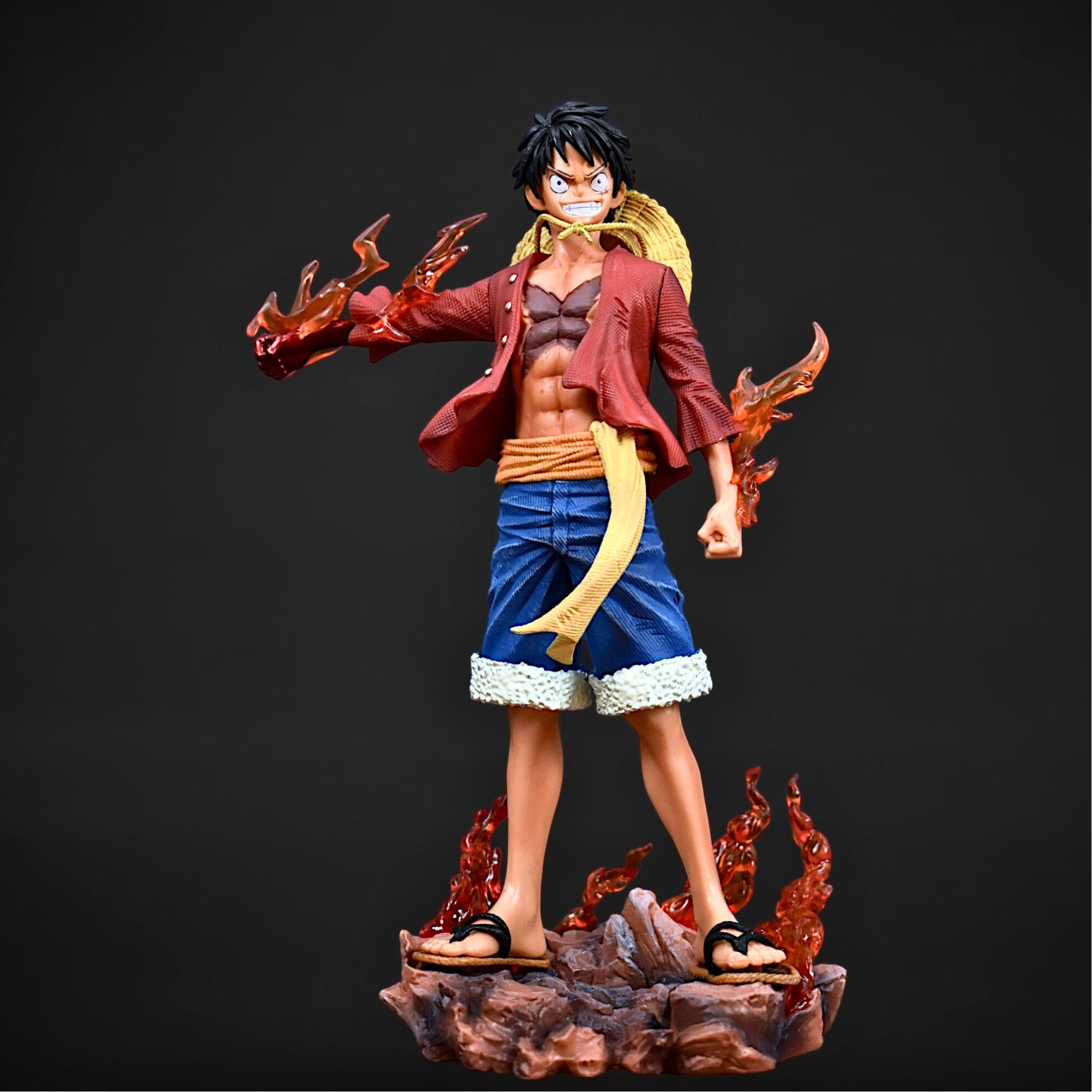 MONKEY D. LUFFY ACTION FIGURE WITH 2 REPLACEABLE HEADS (26 CM HEIGHT) - ONE PIECE