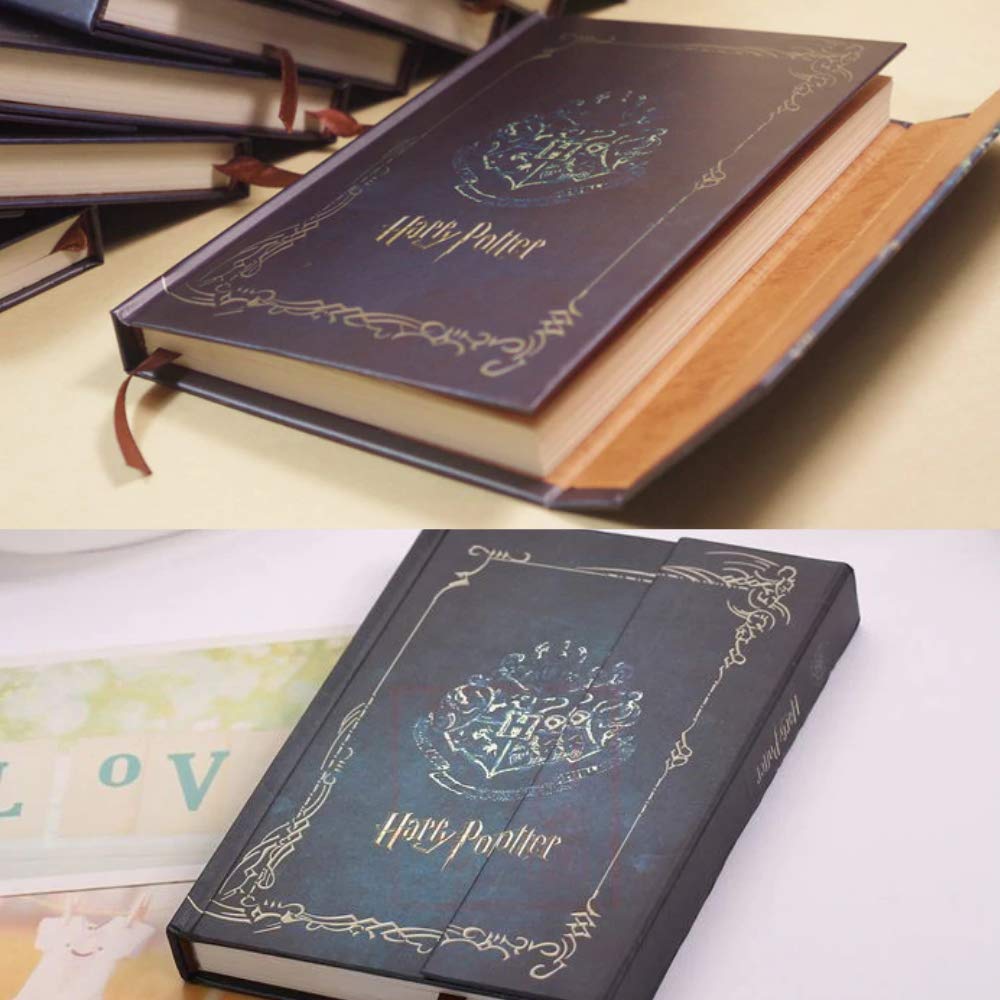 Harry Potter Hard Cover Journal Diary | Magnetic Cover Wizard World Authentic Diary - 192 Pages