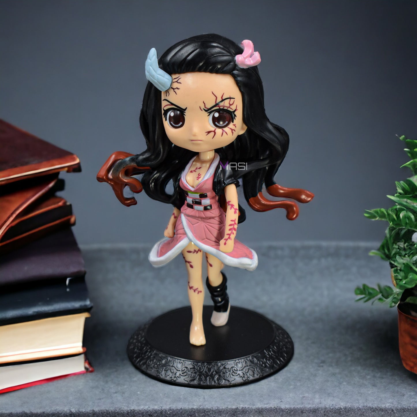 Demons Slayer Nezuko With Stand - 15 Cm Height (Angry Nezuko)