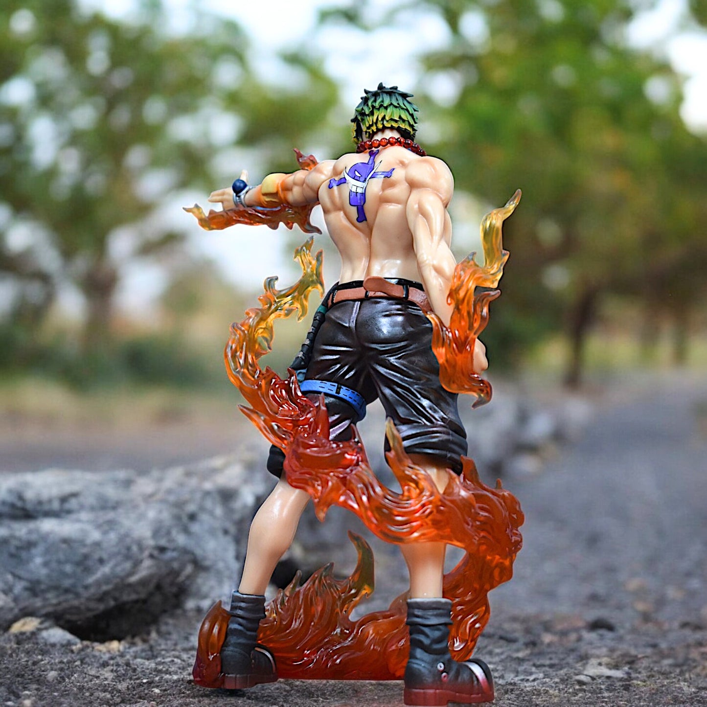 PORTGAS D. ACE FIRE PISTOL ACTION FIGURE (25 CM HEIGHT) - ONE PIECE