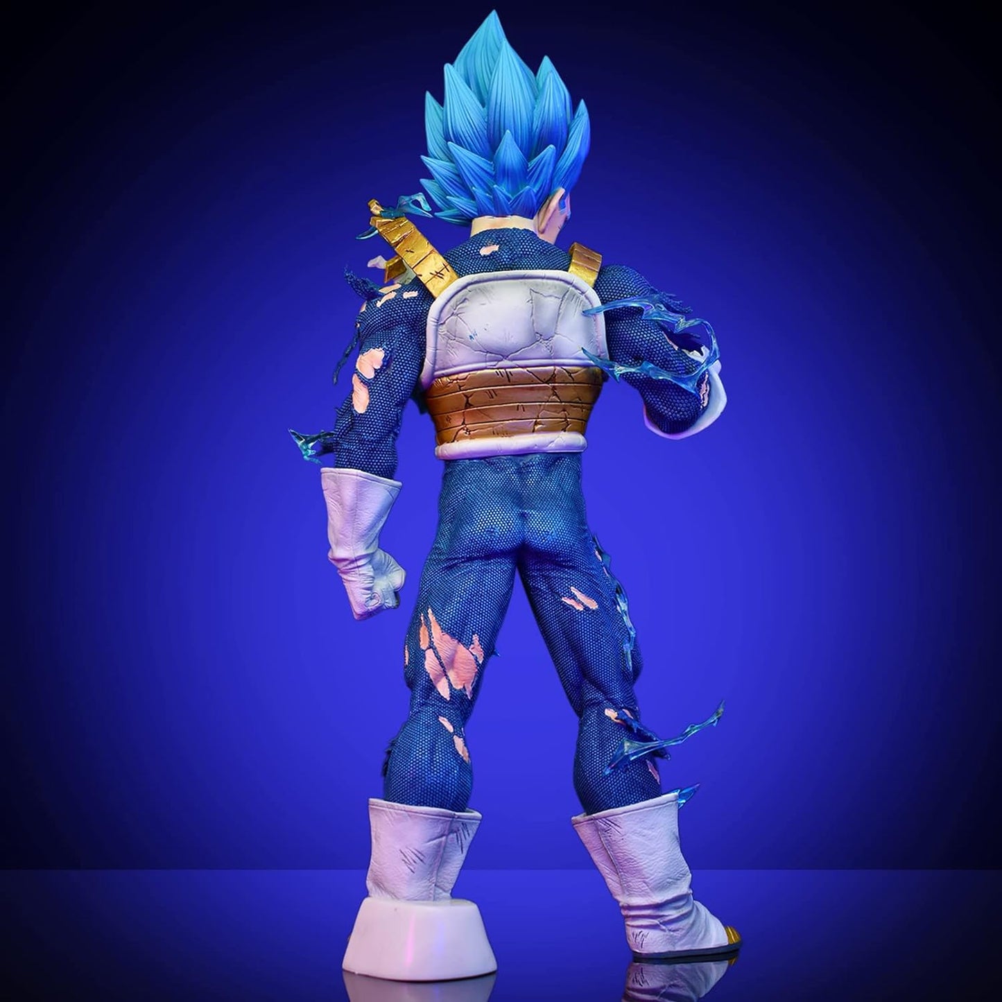 Prince Vegeta Iconic Action Figure With 4 Switchable Heads (45 Cm Height) - Dragon Ball Z