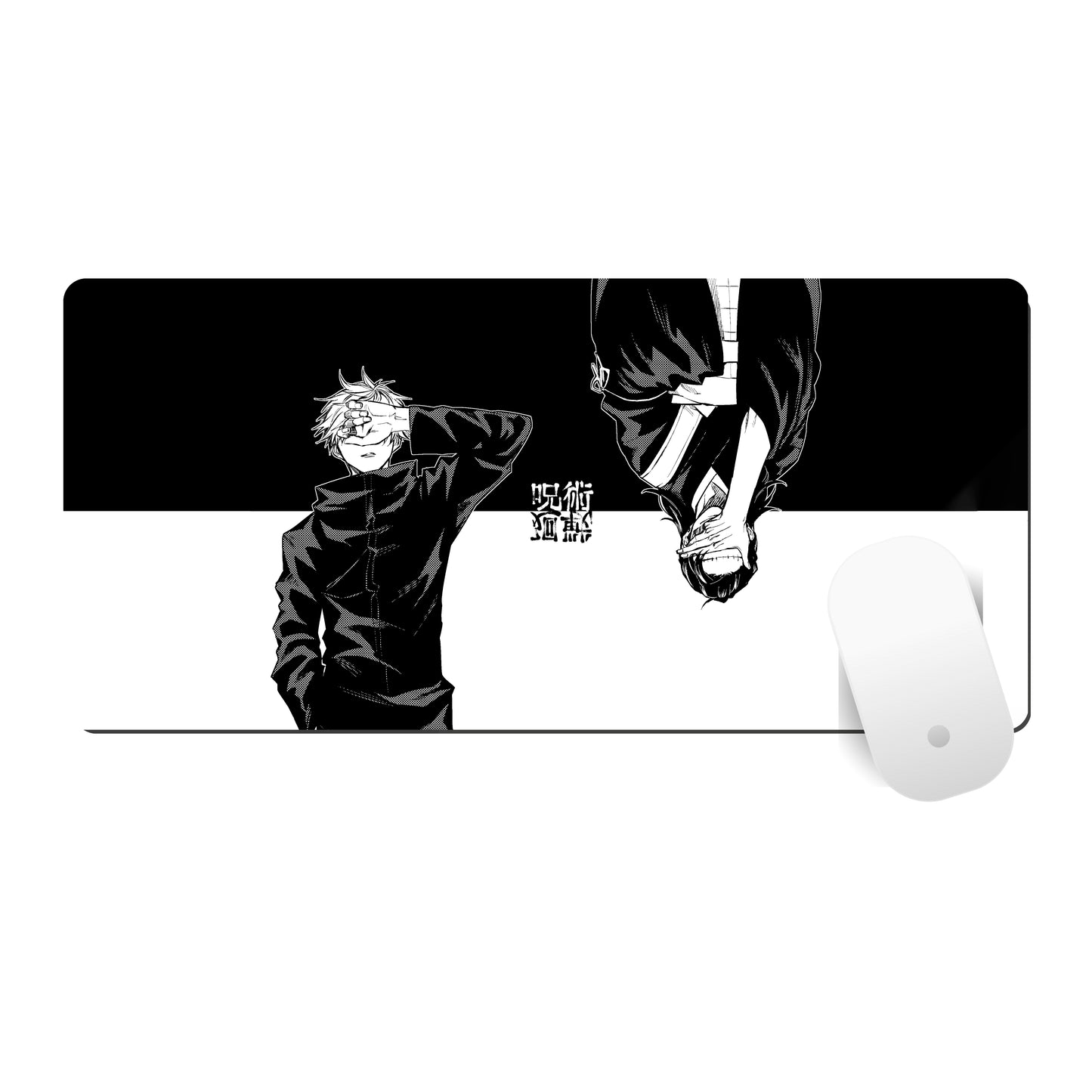 JUJUTSU KAISEN GOJO AND GETO MOUSE PAD (23 X 11 INCHES) - GAMING MOUSE PAD | RUBBER BASE DESK MAT