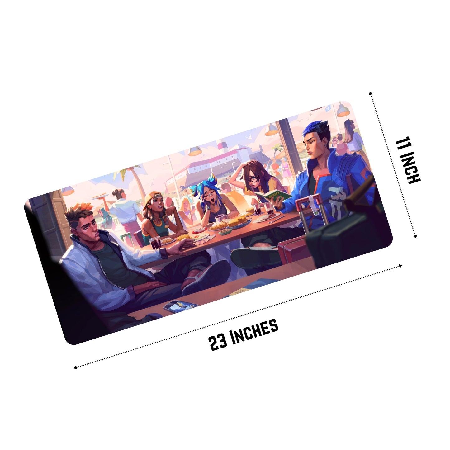 Valorant Team Mouse Pad (23 X 11 Inches) - Gaming Mouse Pad | Rubber Base Desk Mat