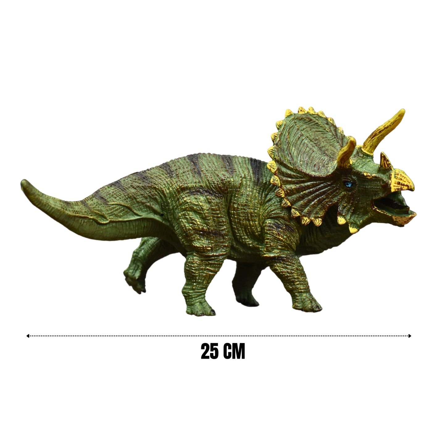 Dinosaur Action Figure - Realistic 10-Inch Triceratops Horridus Toy