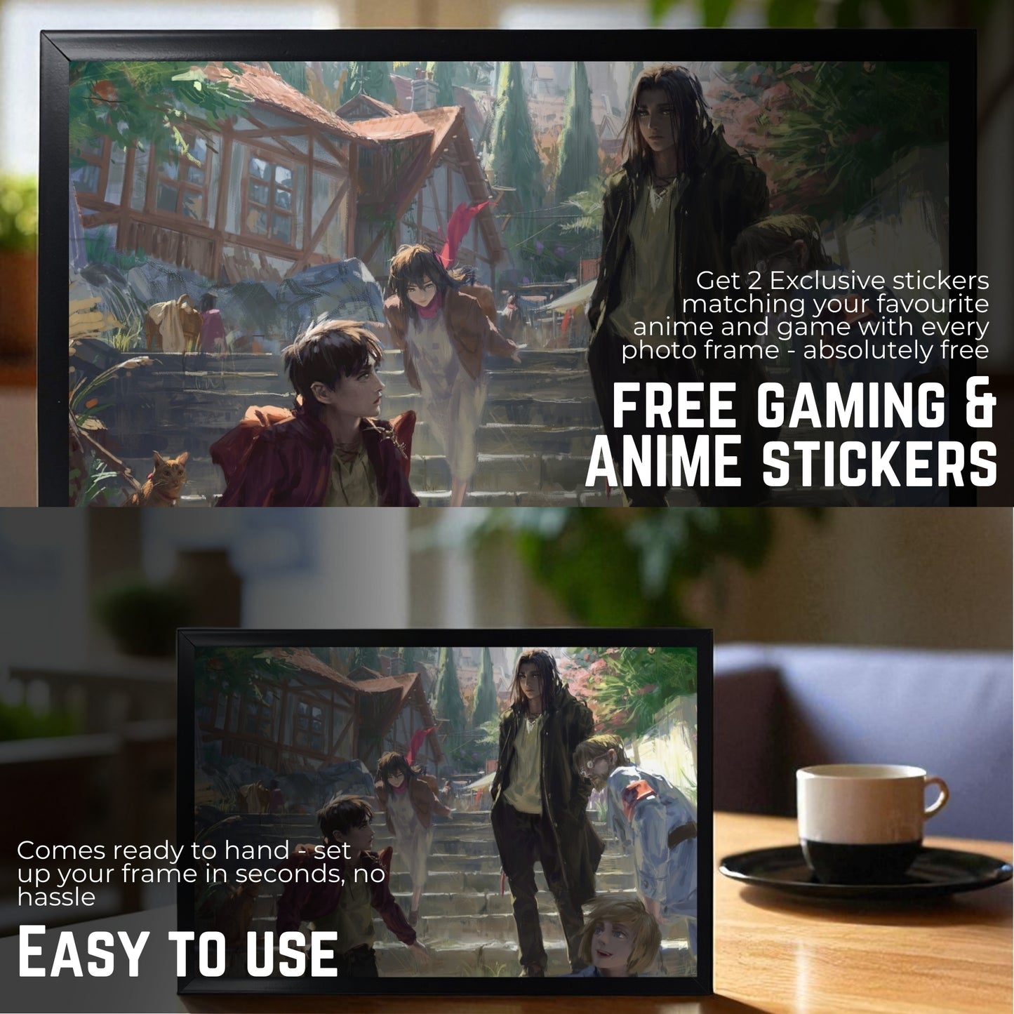 ATTACK ON TITAN ICONIC PHOTO FRAME (A4 SIZE) - ATTACK ON TITAN