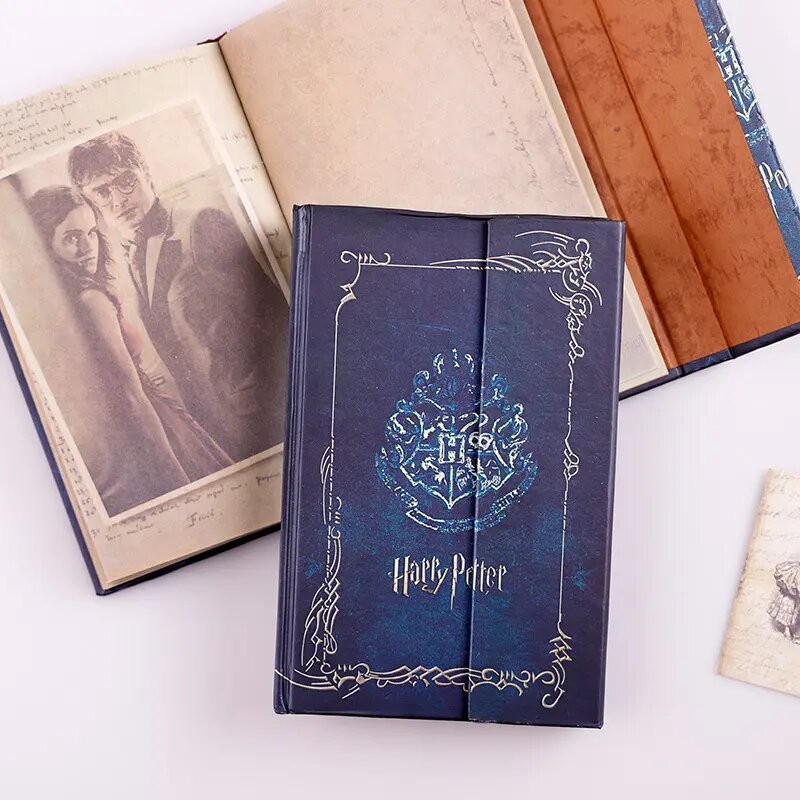 Harry Potter Hard Cover Journal Diary | Magnetic Cover Wizard World Authentic Diary - 192 Pages