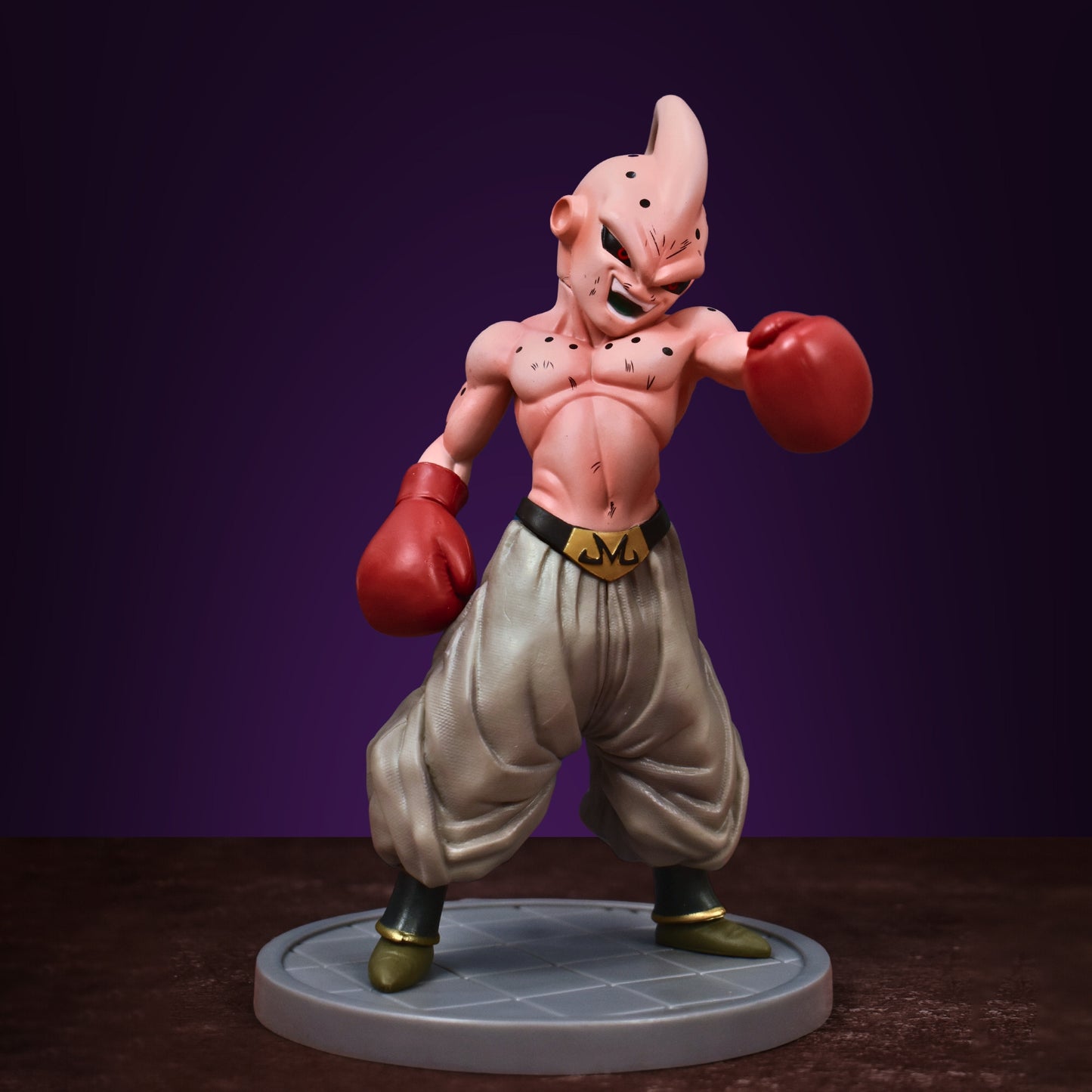 MAJIN BUU KID ICONIC ACTION FIGURE WITH 2 REPLACEABLE HANDS (19 CM HEIGHT) - DRAGON BALL Z
