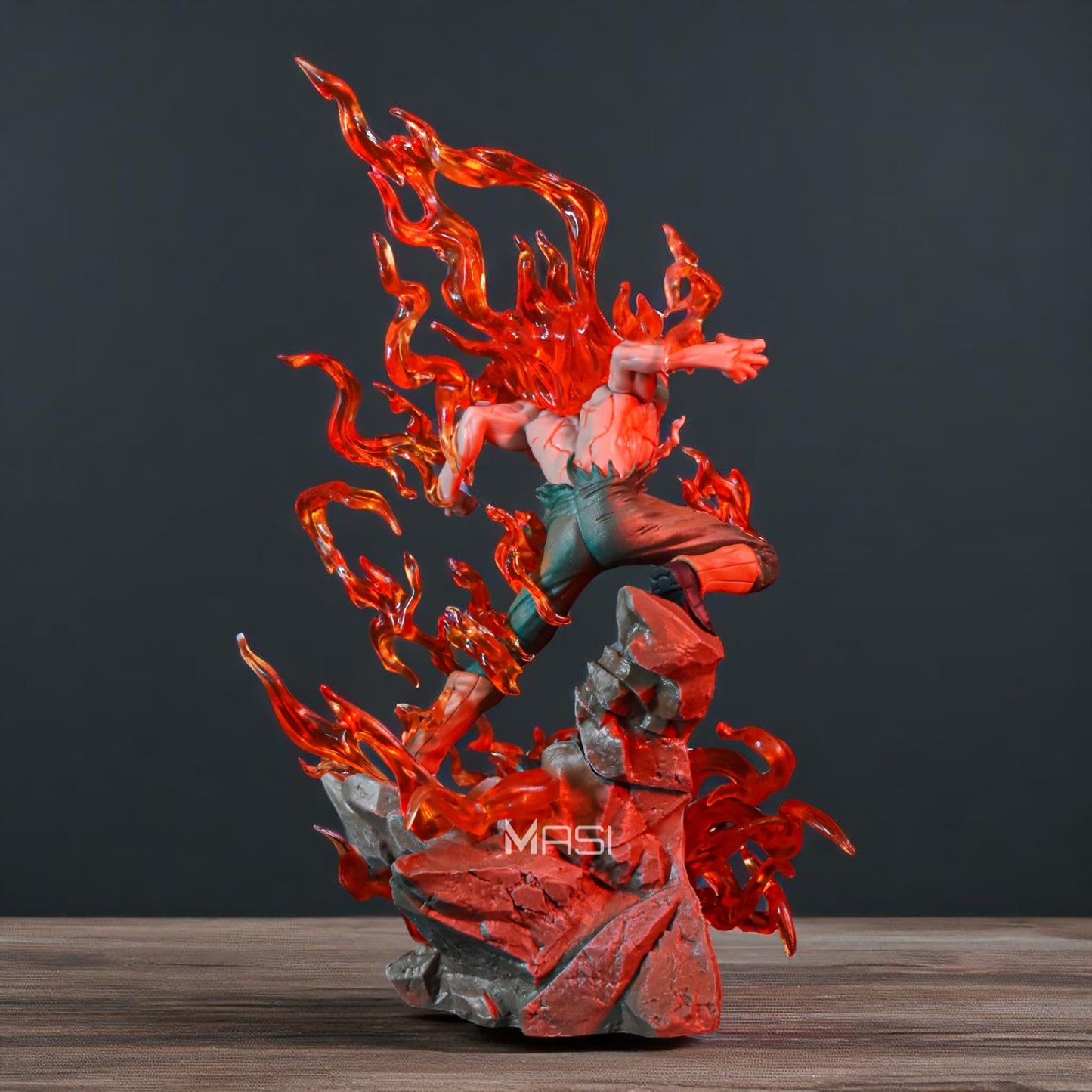 MIGHT GUY EIGHT GATES ACTION FIGURE WITH LED STAND (27 CM HEIGHT) - NARUTO