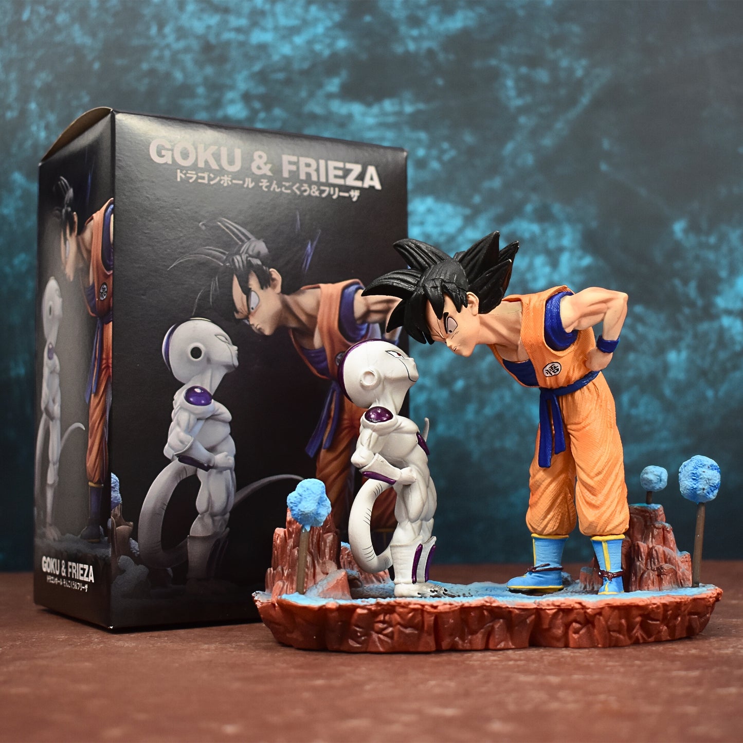 Son Goku And Frieza On Planet Namek Action Figure (16 Cm Height) - Dragon Ball Z