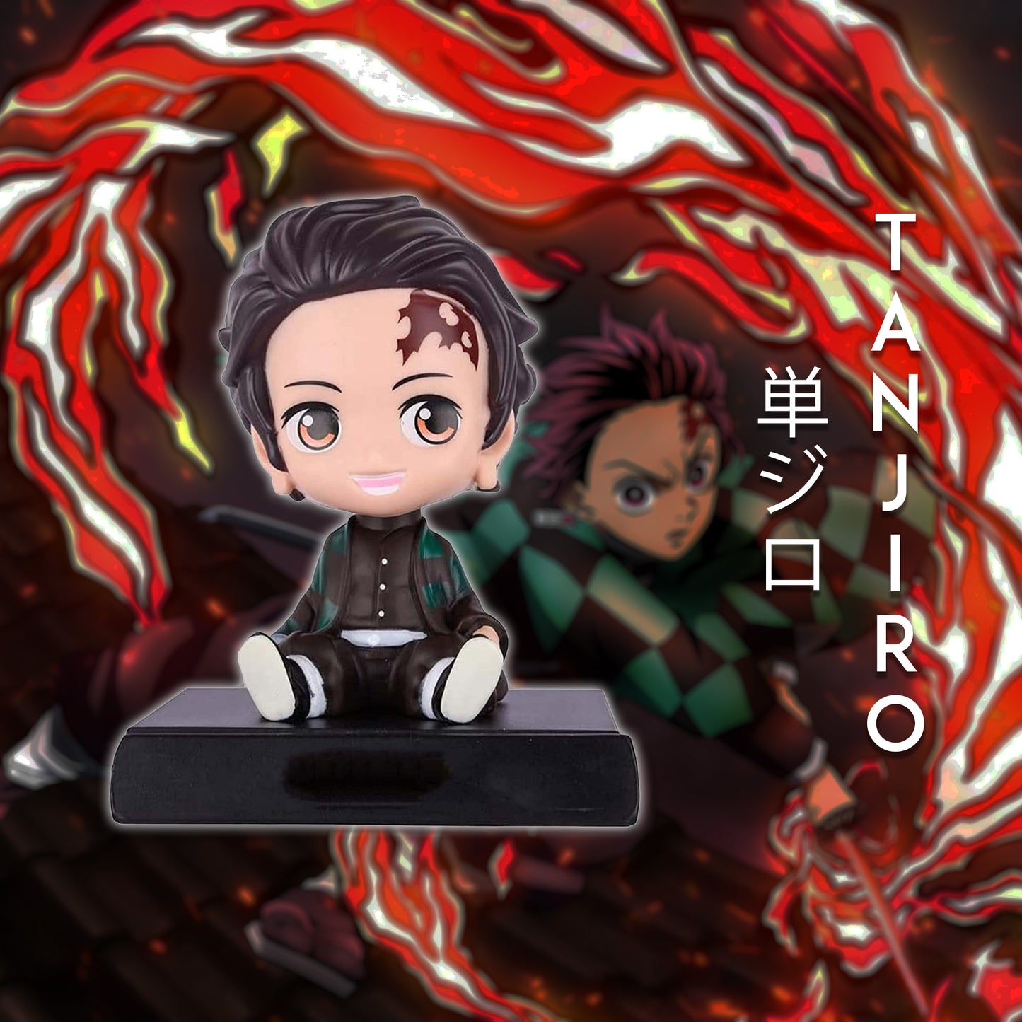 TANJIRO BOBBLEHEAD/MOBILE HOLDER STAND