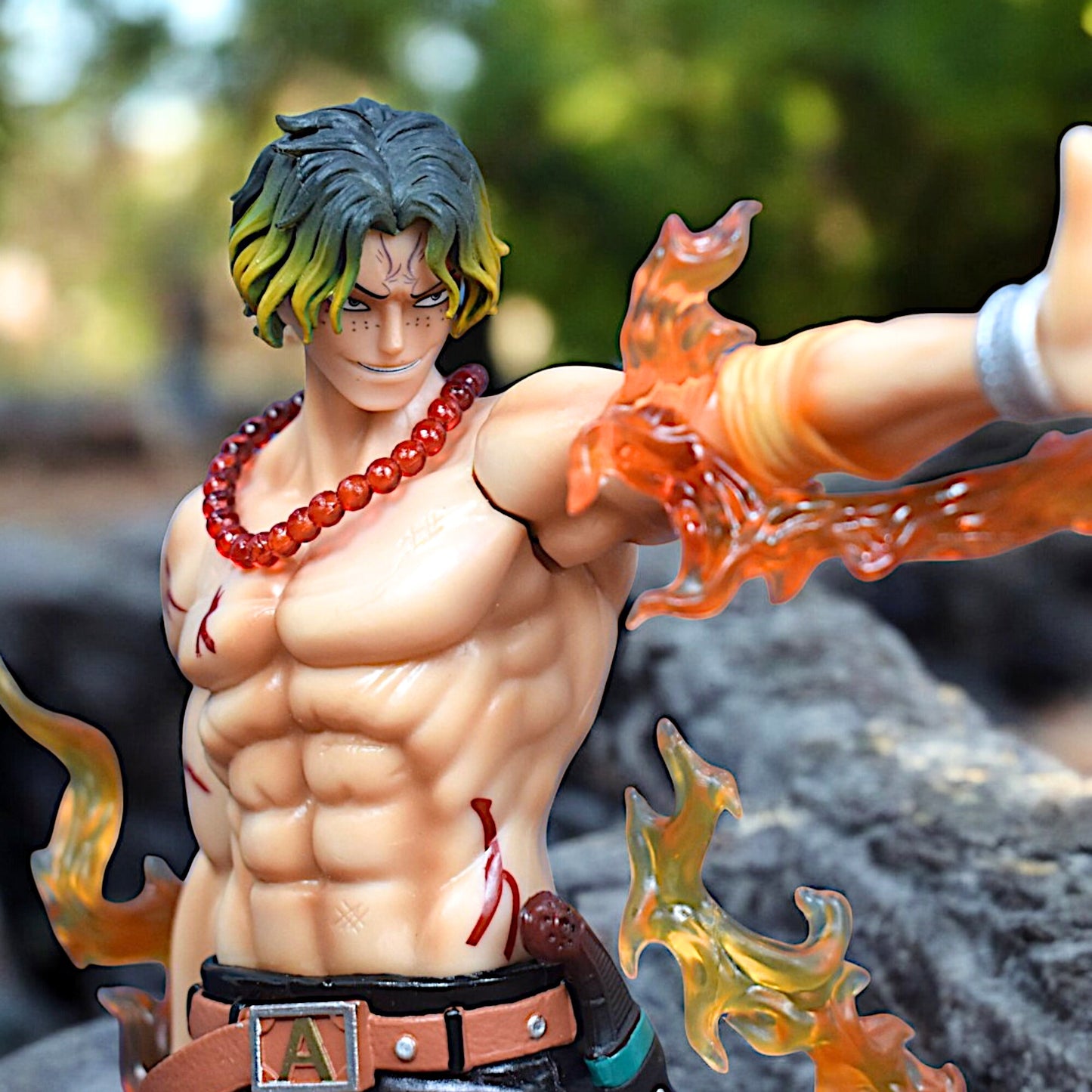 PORTGAS D. ACE FIRE PISTOL ACTION FIGURE (25 CM HEIGHT) - ONE PIECE