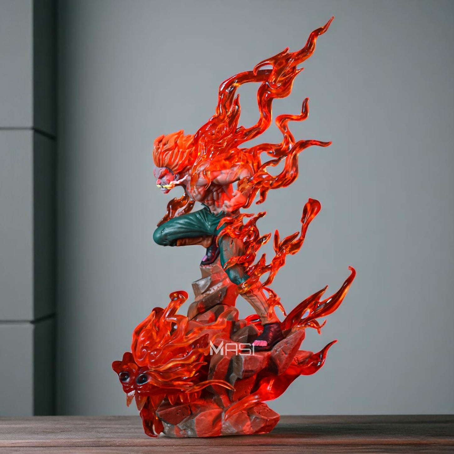 MIGHT GUY EIGHT GATES ACTION FIGURE WITH LED STAND (27 CM HEIGHT) - NARUTO