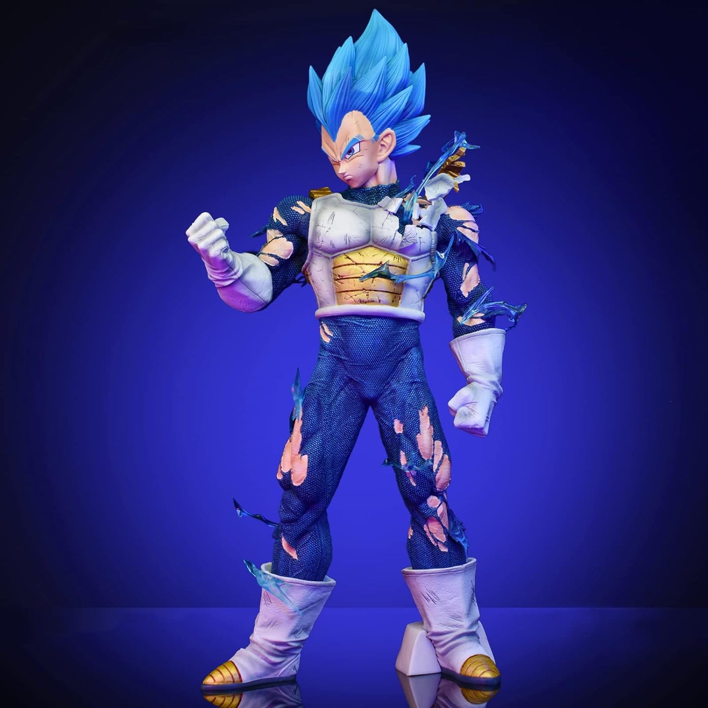 Prince Vegeta Iconic Action Figure With 4 Switchable Heads (45 Cm Height) - Dragon Ball Z