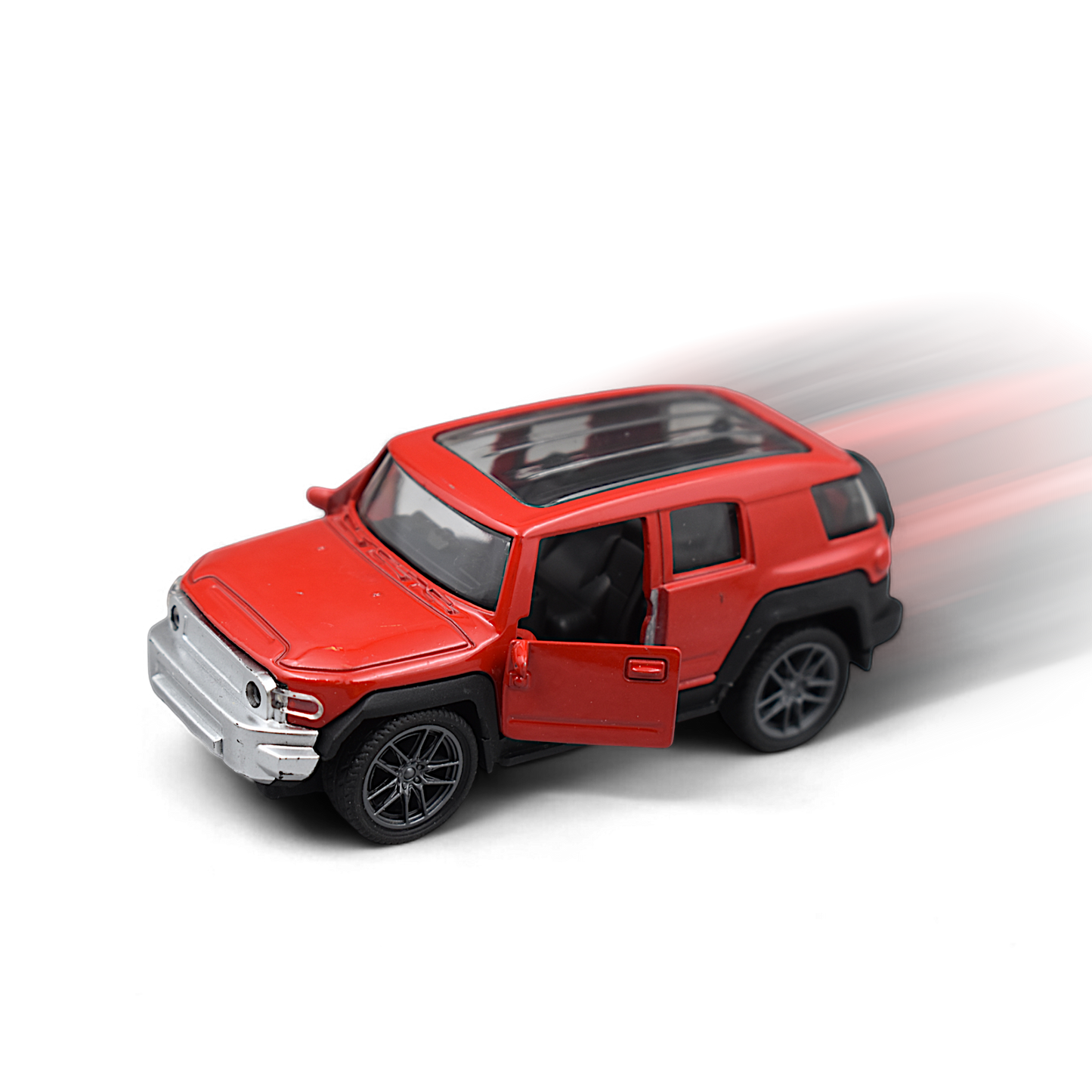 Hummer Car Die-cast Model Toy 1:36 Exclusive Alloy Metal Car with Pull Back with Openable Doors - Red