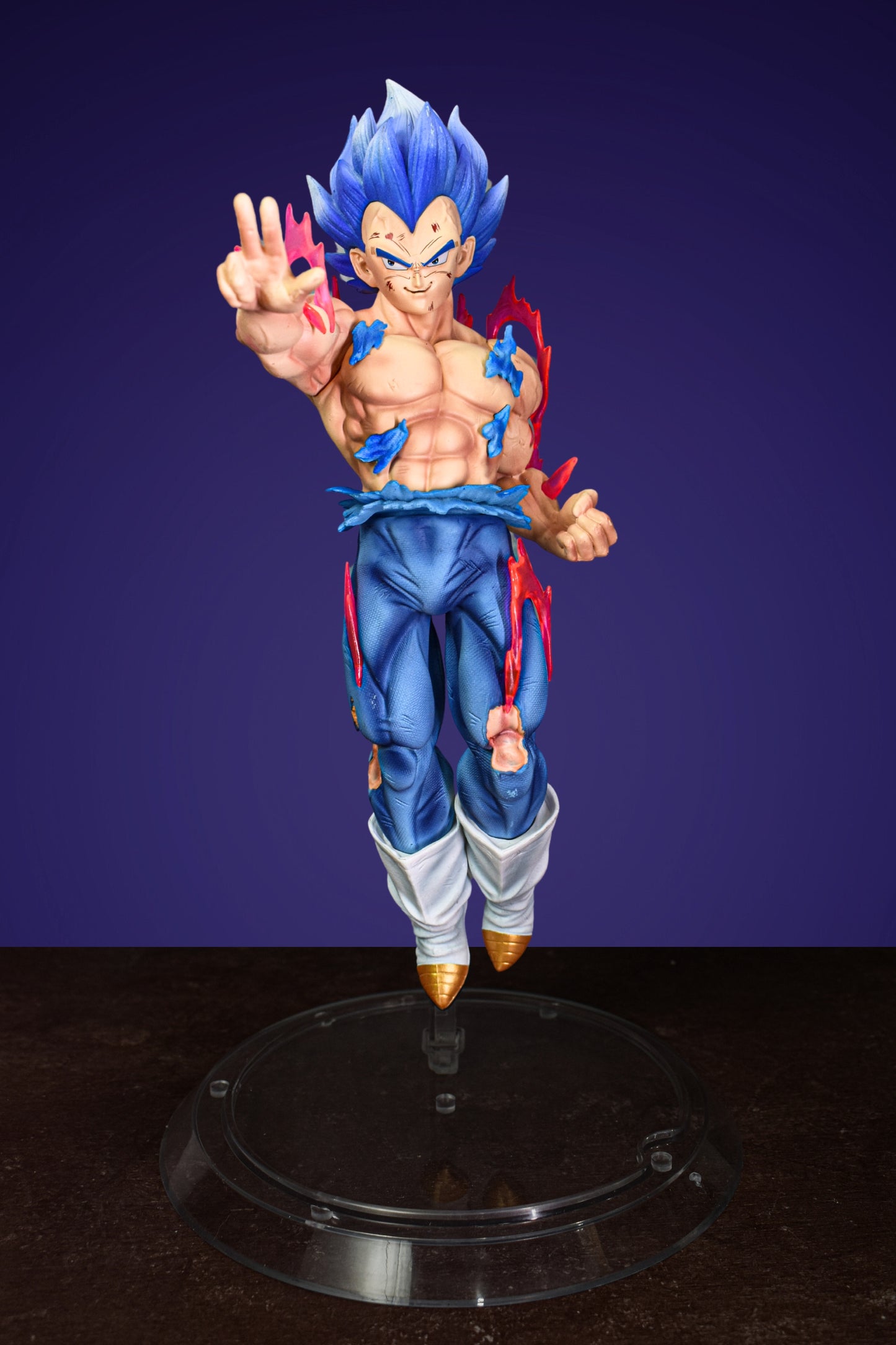 PRINCE VEGETA PREMIUM COLLECTIBLE ACTION FIGURE WITH REPLACEABLE HEADS AND BODIES - DRAGON BALL Z