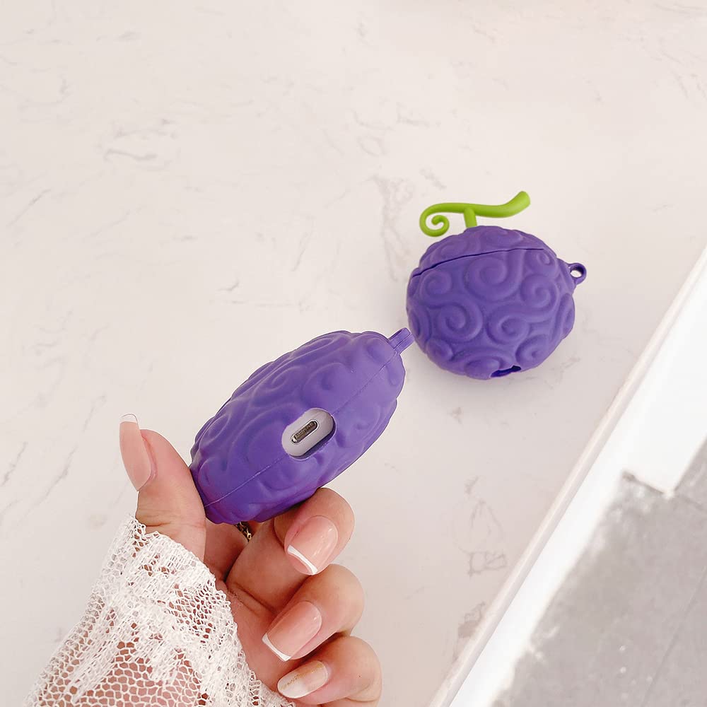 Luffy Gum-gum Fruit Iphone Airpods Cover Protection Case (Silicone)