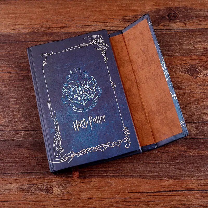 Harry Potter Hard Cover Journal Diary | Magnetic Cover Wizard World Authentic Diary - 192 Pages