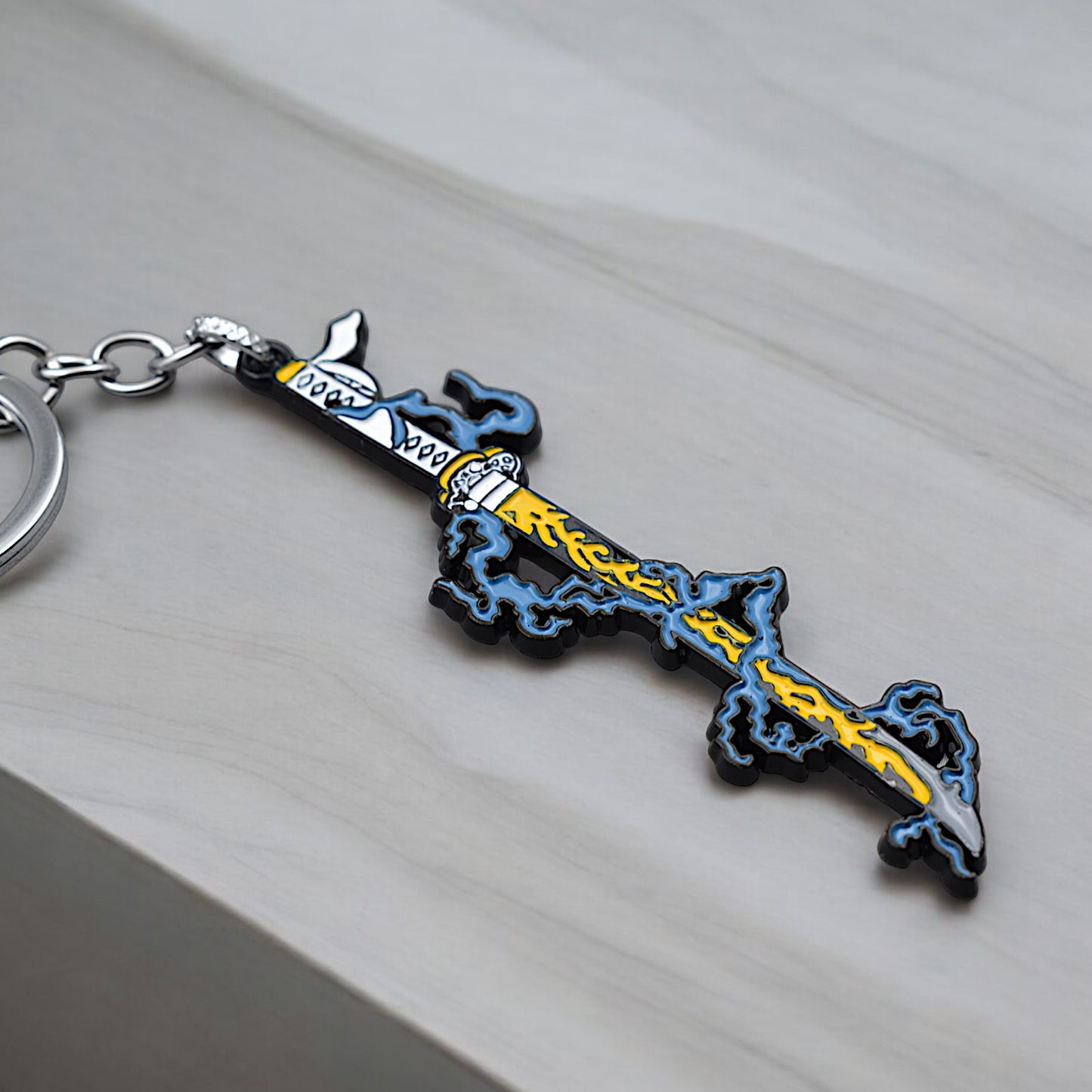 Demon Slayer Metal Katana Keychain