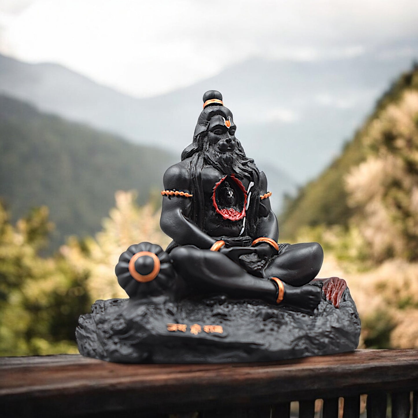 Hanuman Ji Premium Detailed Murti/statue With Sri Ram In Heart For Gift/car Dashboard/home/office Decoration