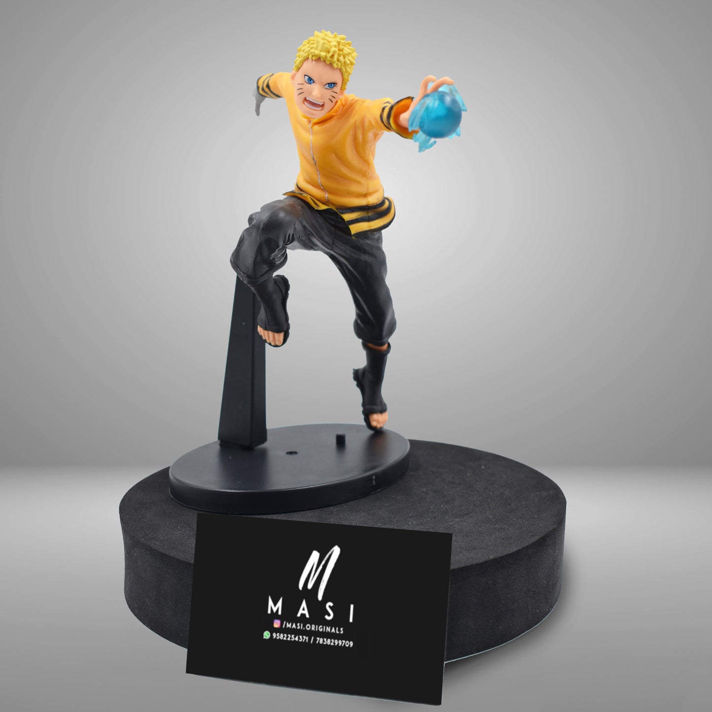 Uzumaki Naruto Rasengan Action Figure With Stand (21 Cm Height) - Naruto