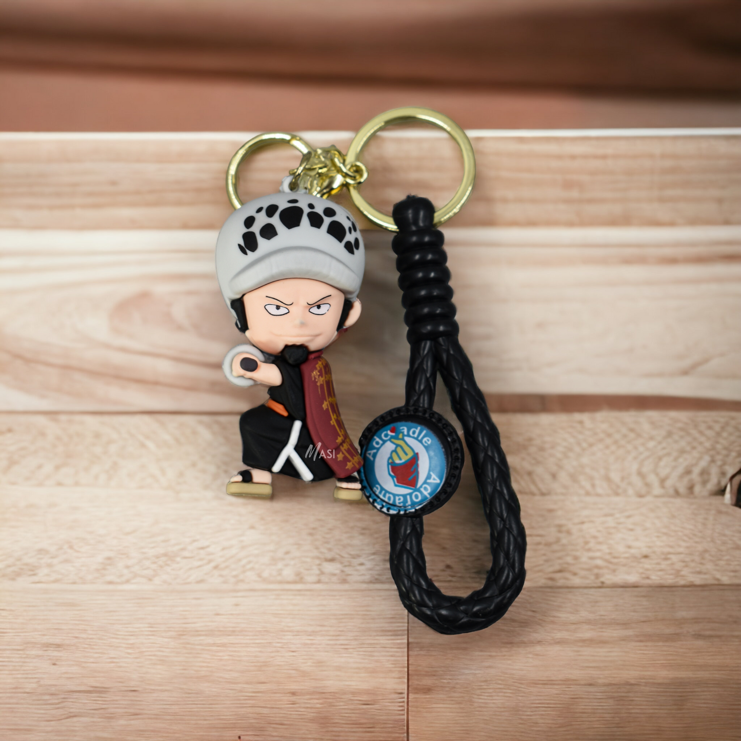 Trafalgar D. Water Law Silicon Rubber Keychain - One Piece
