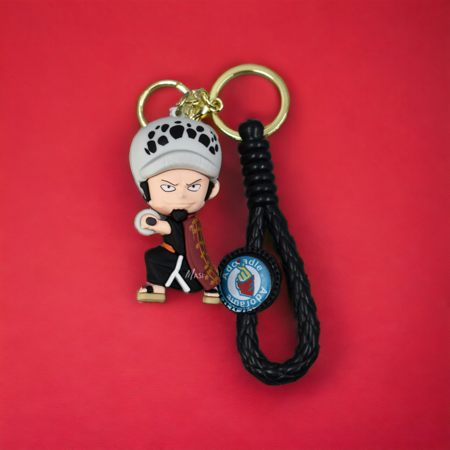 Trafalgar D. Water Law Silicon Rubber Keychain - One Piece