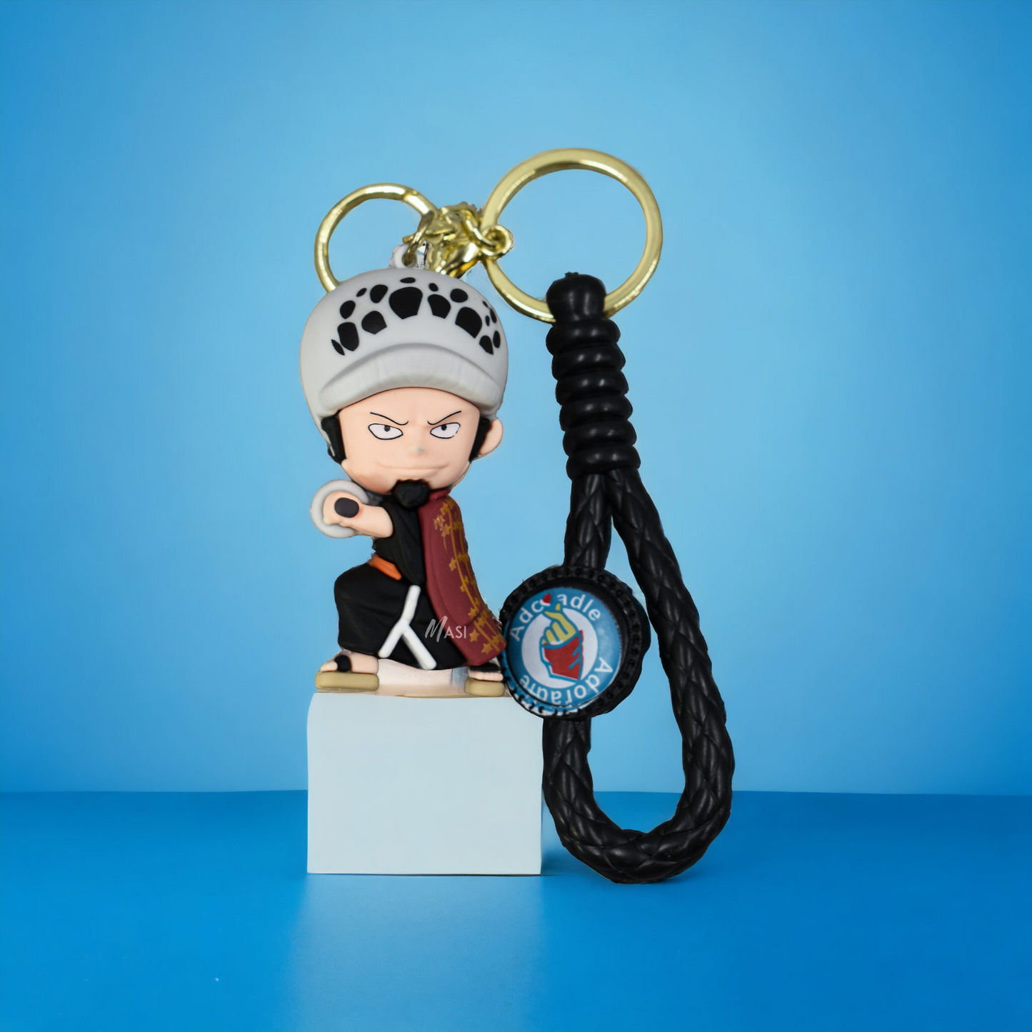 Trafalgar D. Water Law Silicon Rubber Keychain - One Piece