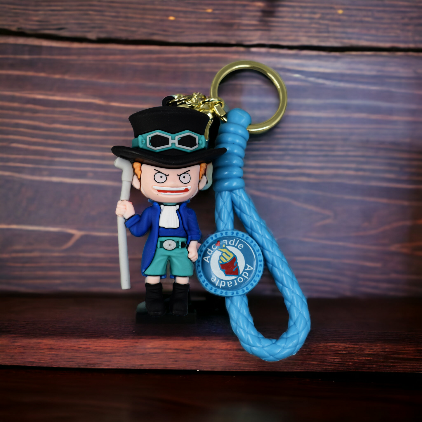 Sabo Silicon Rubber Keychain - One Piece