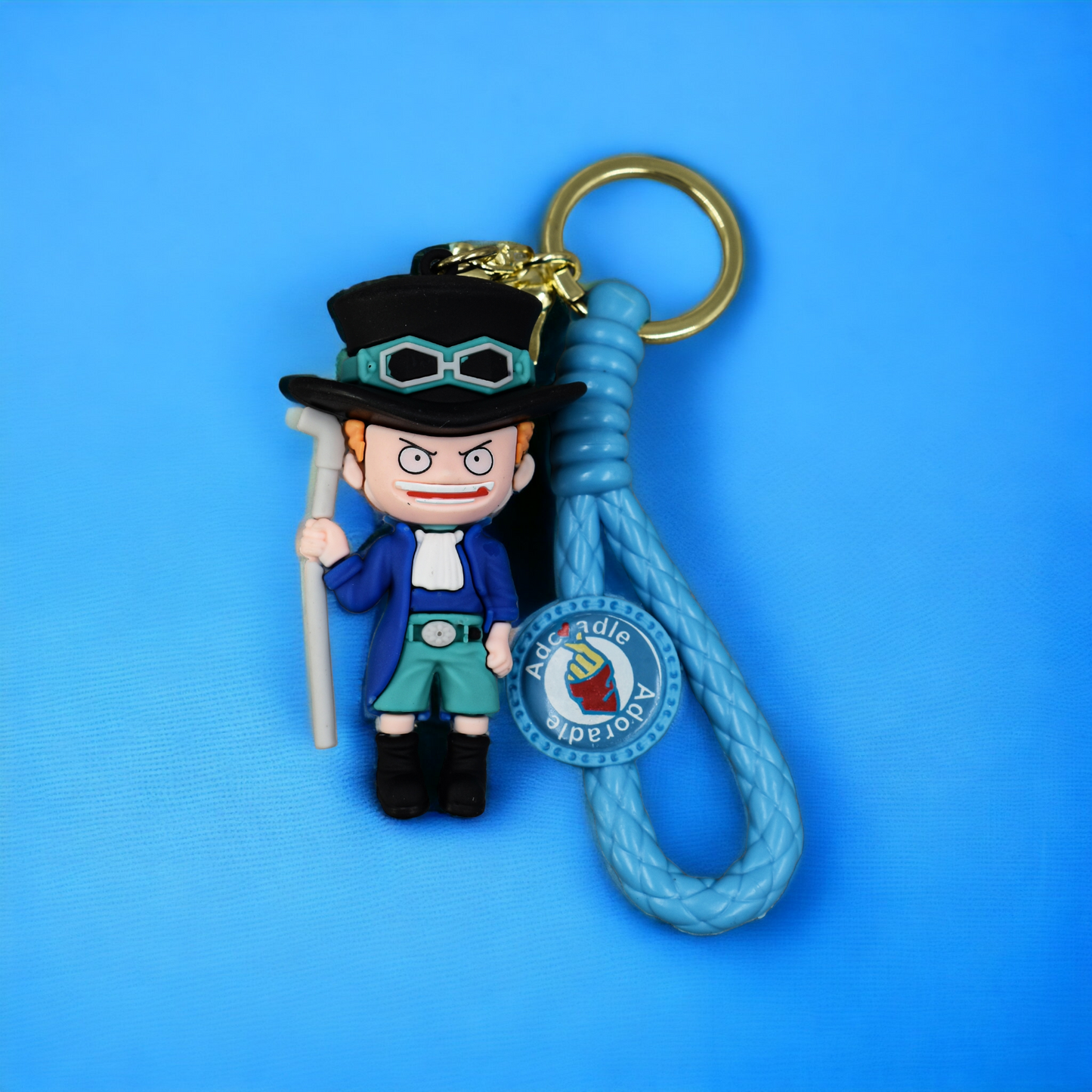 Sabo Silicon Rubber Keychain - One Piece