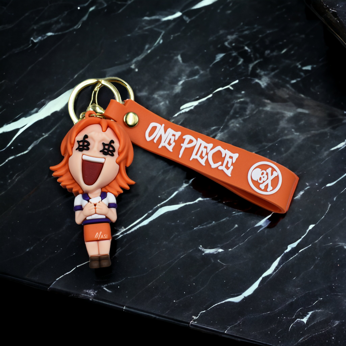 Nami Silicon Rubber Keychain - One Piece