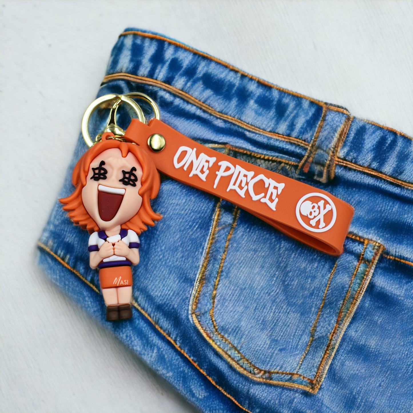 Nami Silicon Rubber Keychain - One Piece