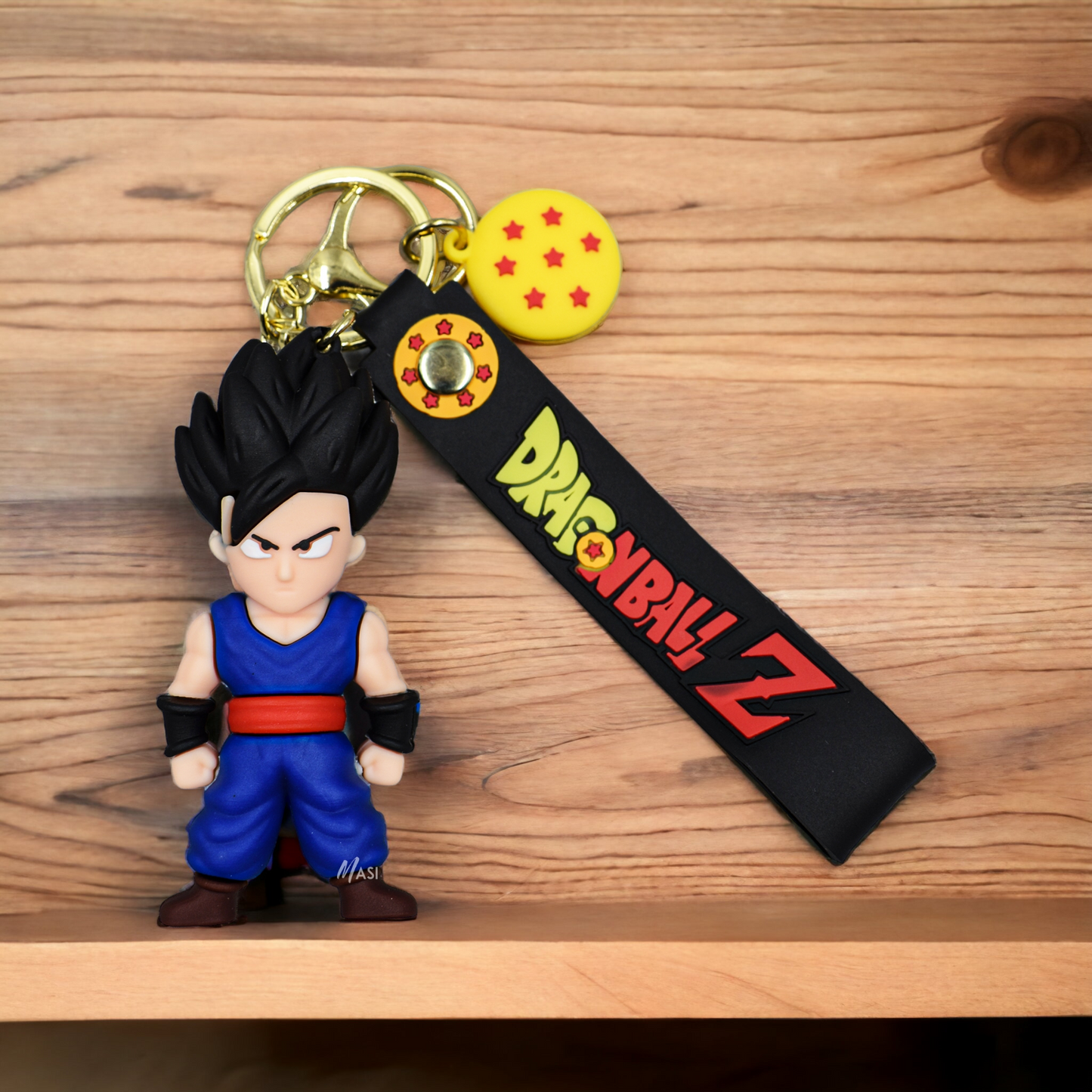 Gohan Silicon Rubber Keychain With Strap - Dragon Ball Z