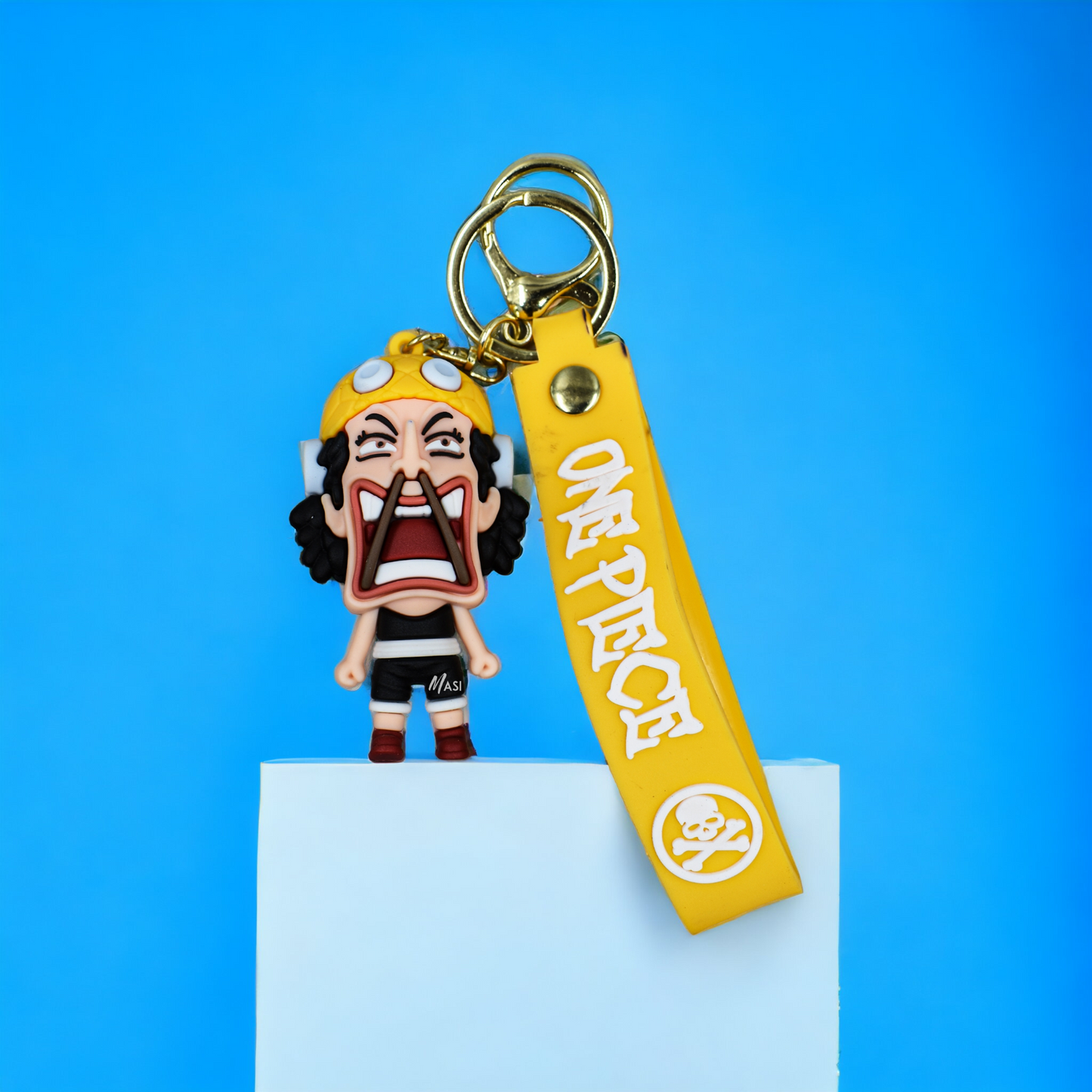 Usopp Silicon Rubber Keychain With Strap - One Piece