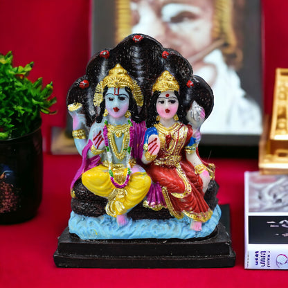 Vishnu Laxmi Ji Idol Statue Murti