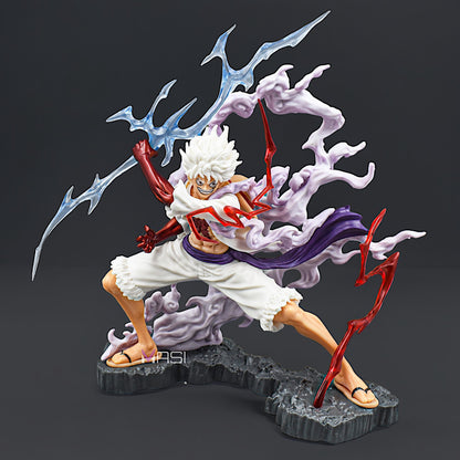 Monkey D. Luffy Gear 5 Limited Edition Action Figure With Thunder Sword (25 Cm Height) - One Piece
