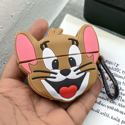 Jerry Cute Iphone Airpods Cover Protection Case (Silicone)