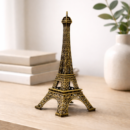Eiffel Tower Miniature Statue - Premium Metal Paris Showpiece |Romantic Gift for Couples | Desk Decor | Home Decoration | Travel Lover Gift