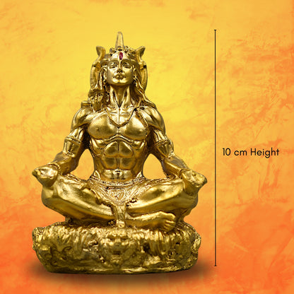 Mahadev Aura Gold Idol ( 10 Cm Height )