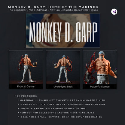 Monkey D. Garp Action Figure (26 cm Height) - One Piece