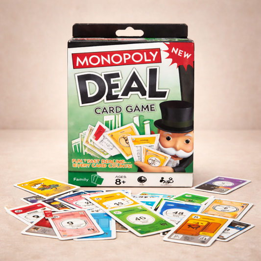 Monopoly Deal Card Game – Fast Fun Family Strategy Game