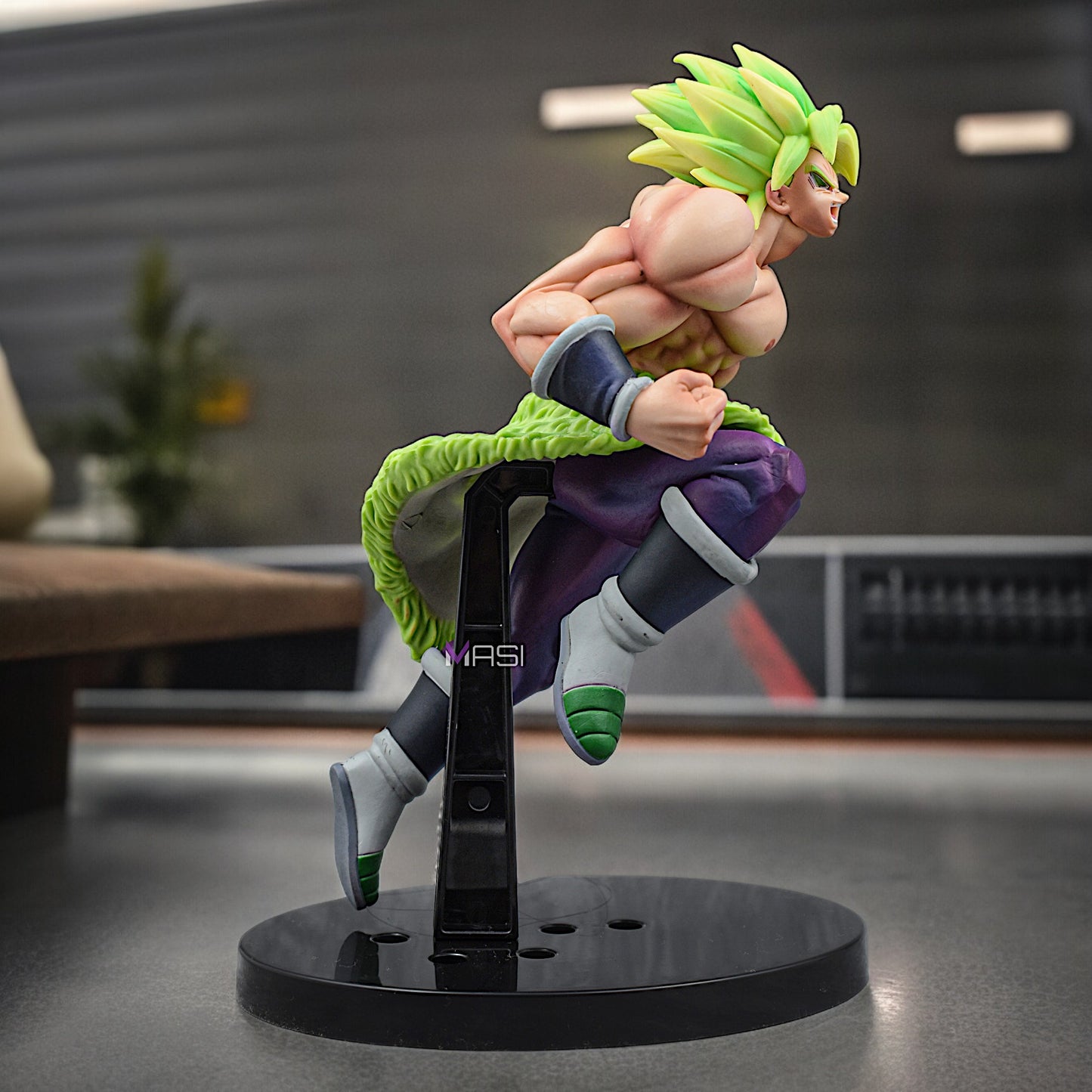 Broly Green Angry Action Figure With Stand (24 Cm Height) - Dragon Ball Z/super