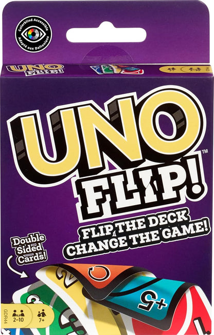 UNO Flip! Double Sided Card Game for Family & Friends | Fun Party Game