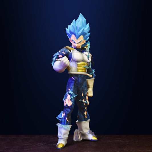 PRINCE VEGETA SSJ BLUE ACTION FIGURE WITH STAND (27 CM HEIGHT) - DRAGON BALL Z