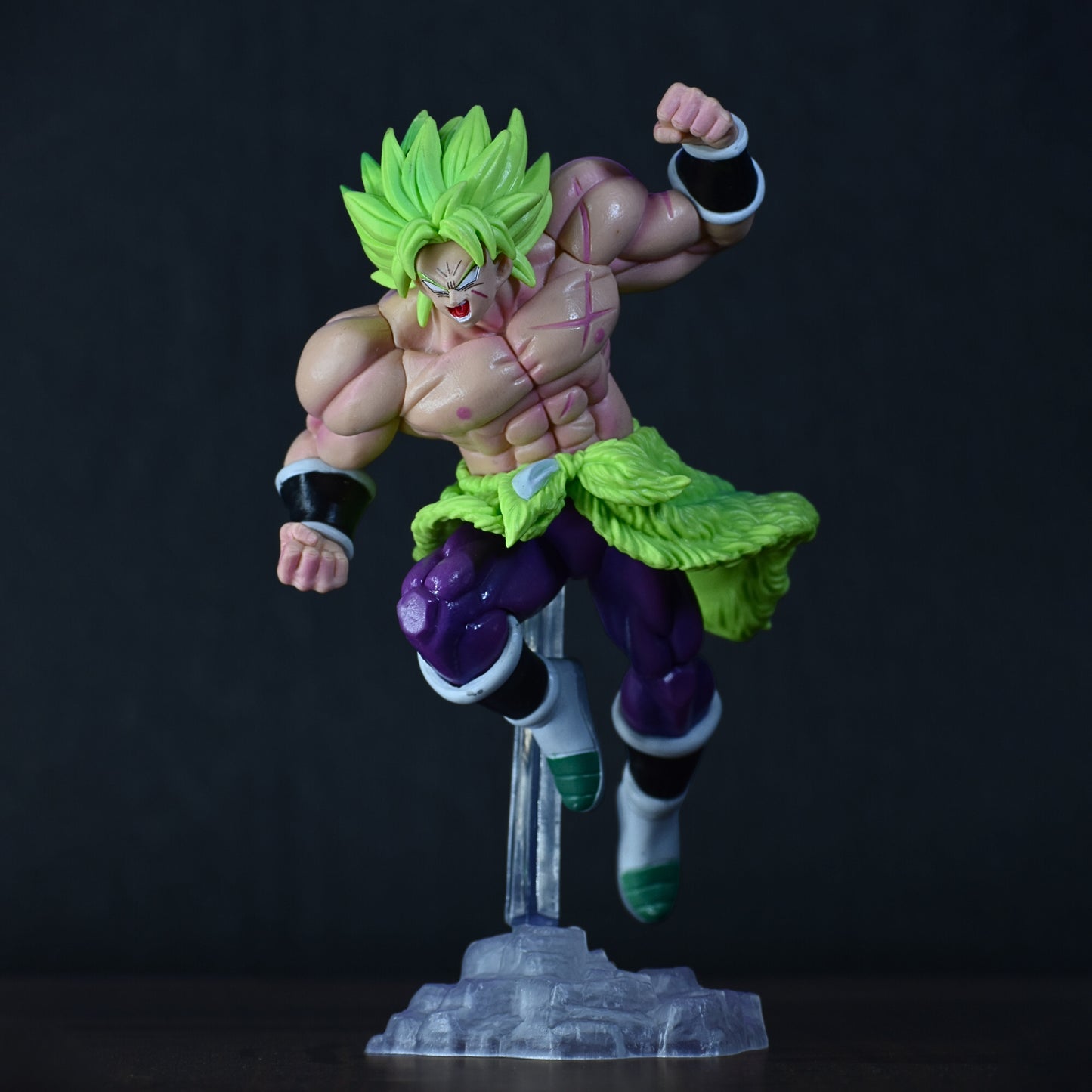 Broly Green Angry Action Figure With Stand (24 Cm Height) - Dragon Ball Z/super