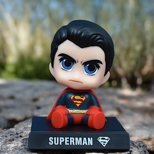 DC SUPERMAN BOBBLEHEAD/MOBILE HOLDER STAND