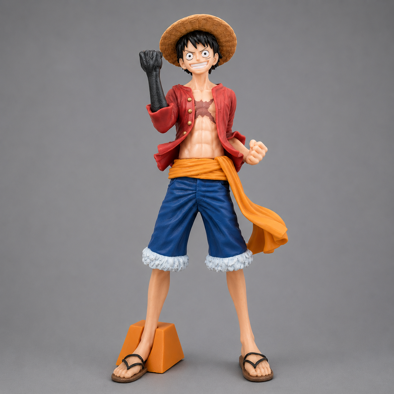 Luffy Iconic Action Figure with Stand (18 cm Height) - One Piece