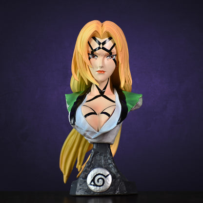 TSUNADE BUST ACTION FIGURE WITH STAND (15 CM HEIGHT) - NARUTO
