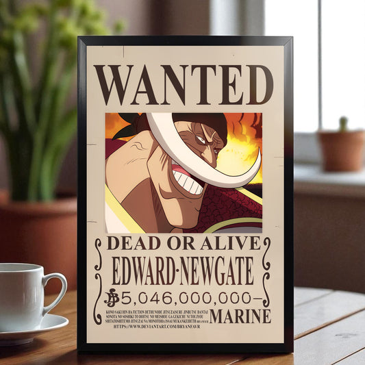 EDWARD NEWGATE WHITE BEARD PHOTO FRAME (A4 SIZE) - ONE PIECE