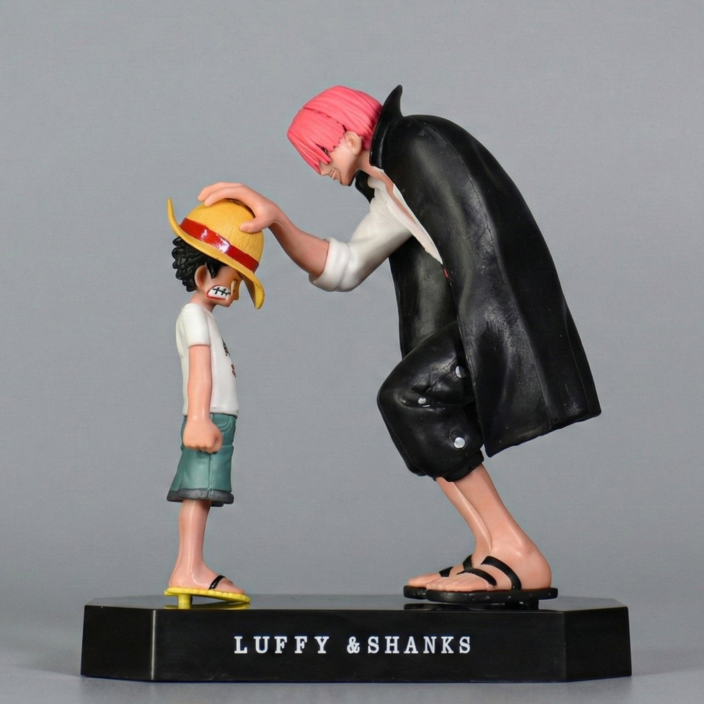 LUFFY AND SHANKS ICONIC ACTION FIGURE WITH STAND (16.5 CM HEIGHT) - ONE PIECE