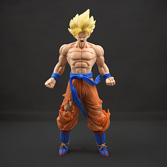Ssj Goku Action Figure With Box (34 Cm Height) - Dragon Ball Z